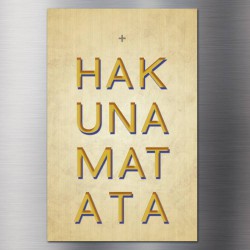 Golden Hakuna Matata